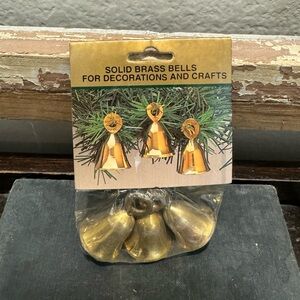 Vintage Hosley Solid Brass Bells